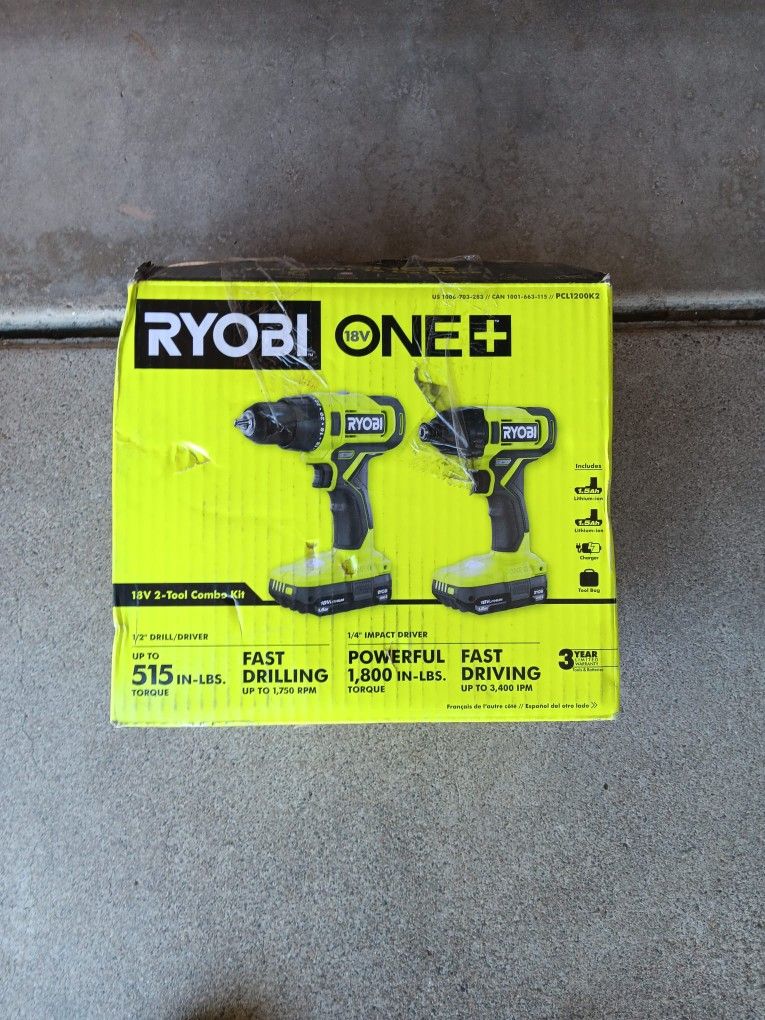 DRILL SET RYOBI