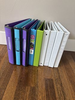 Better Binder & Avery 3-Ring Binders etc - Set of 9