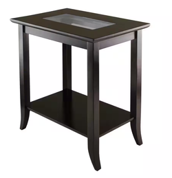 Glass Top End Table *new*