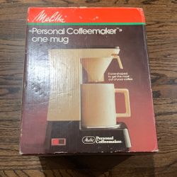 Vintage Malika personal Coffee Maker 
