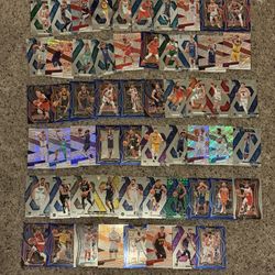 NBA Card Lot 58 Panini Mosaic Select Revolution Curry Doncic Jokic Durant