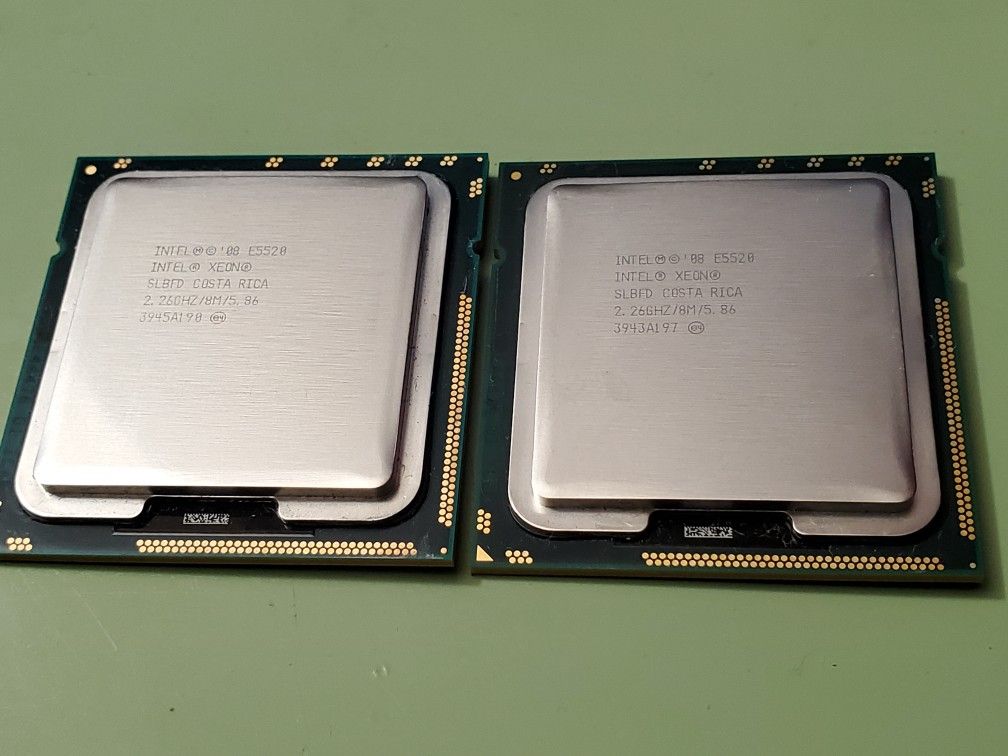 Intel Xeon E5520 Matched Pair