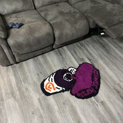 Suede Grey Couches With Charger