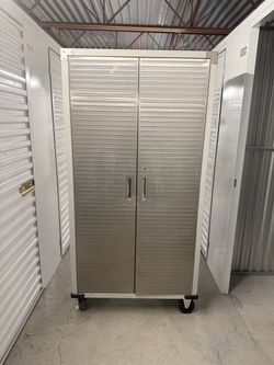 METAL STORAGE CABINETS! $50 each or $125 for all 3!