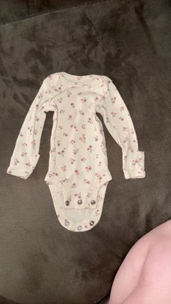 Preemie Flower Onsie