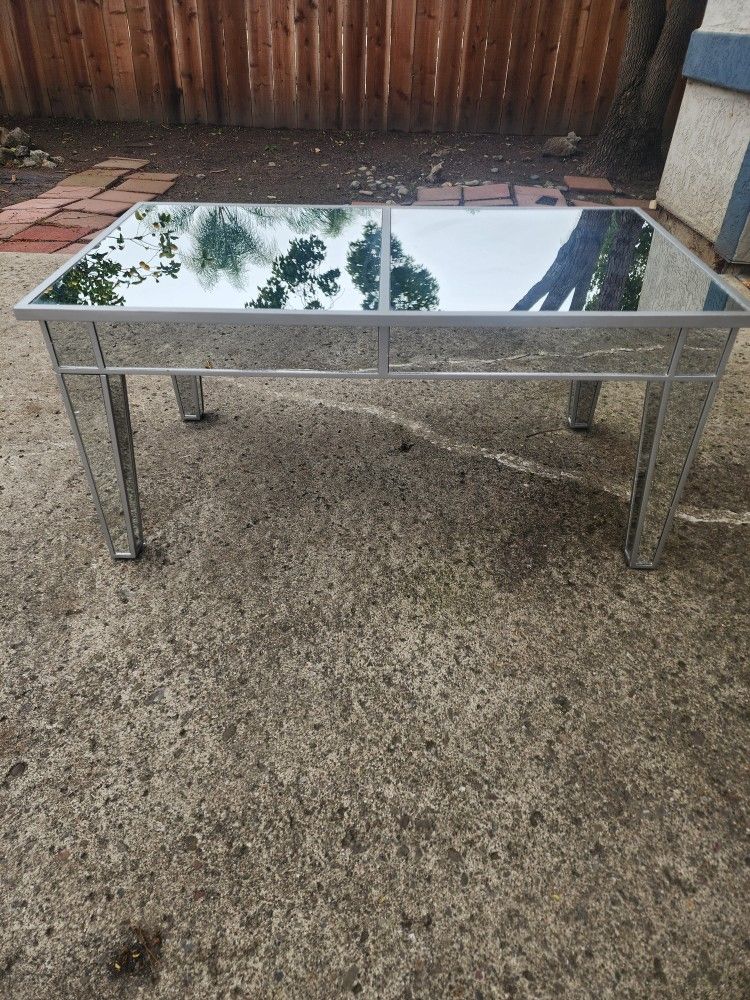 2 Mirror Tables. 1 With Drawers