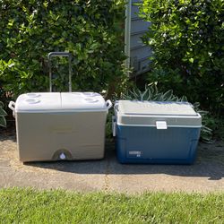Rubbermaid (SOLD)And Thermos Coolers 