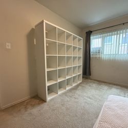 IKEA 5x5 KALLAX Shelf unit, white, 71 5/8x71 5/8 "