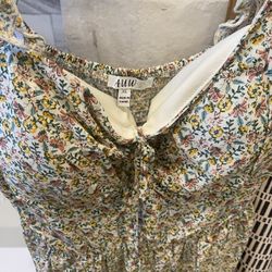 Long Floral Pattern Dress