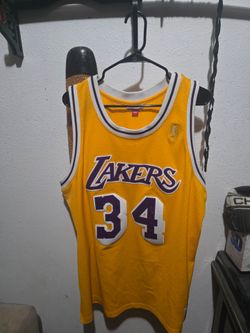 Mitchell & Ness Shaquille O'Neal LA Lakers 1996-97 Hardwood Classics Jersey