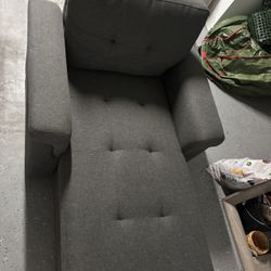 Small Chair With Detachable Arms & Storage Space 