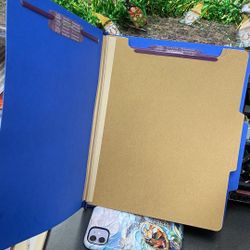 Classification Folders – Letter Size – 2 Dividers – SafeSHIELD Fasteners – New