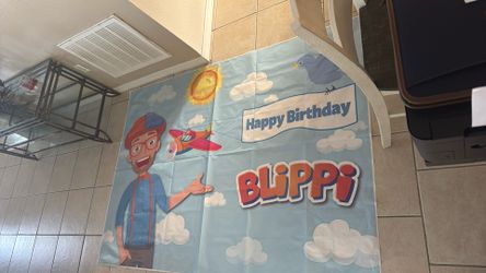 Happy Birthday Blippi Sign