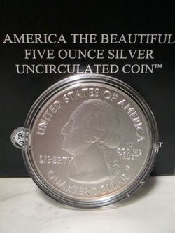5 oz Silver ATB with box/coa