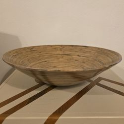 Threshold Bamboo Serving Bowl