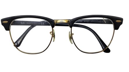 Ray-Ban Clubmaster RB3016 49mm Frame W0365 Black Gold Mint Condition