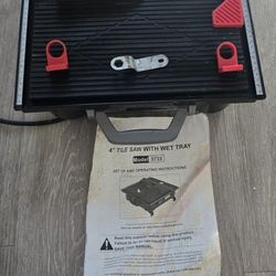 DRILL MASTER 4 1/2" TILE SAW (G(contact info removed)8)