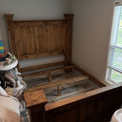 Queen Bed With Nightstand