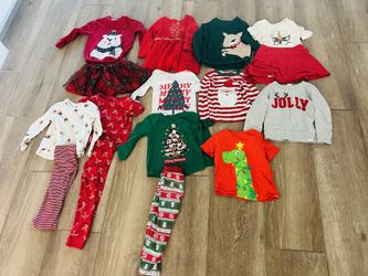 3t Toddler Girl Holiday Lot 