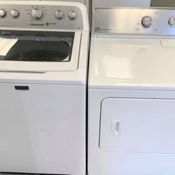 Maytag Washer And Dryer Set With Warranty