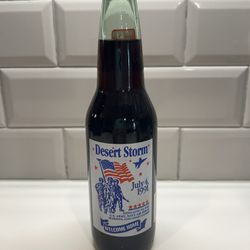 Dr Pepper Desert Storm July 4 1991 Welcome Home Collectible Soda Bottle  