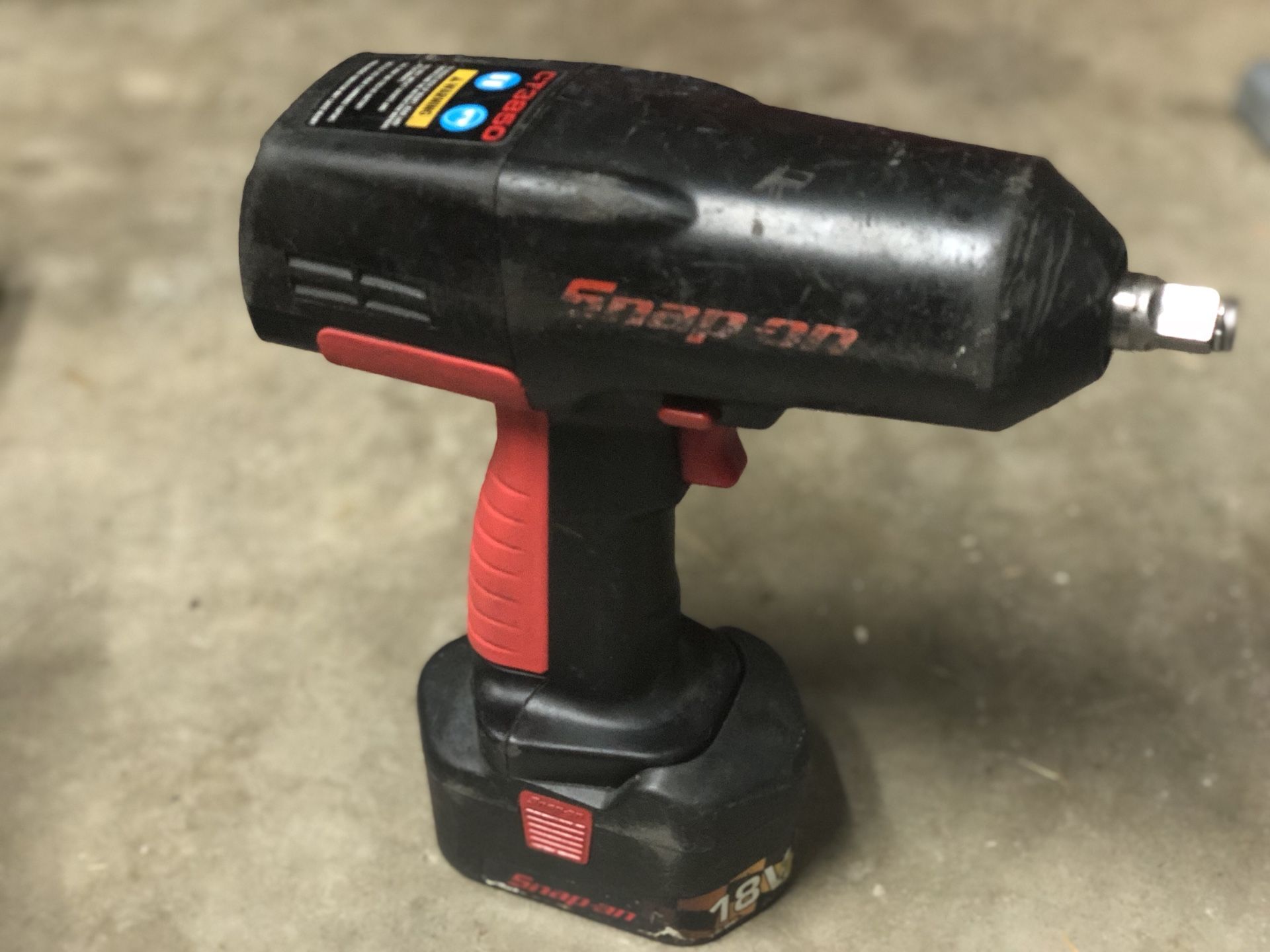 Snap On CT3850 18V 1/2” drive cordless impact gun