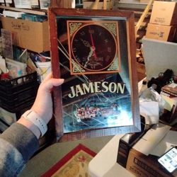 John Jameson Irish Whiskey Clock 