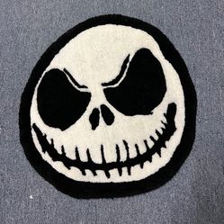 Jack Skellington Decor Rug Handmade