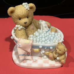 Cherished Teddies - Taking  A Bubble Bath