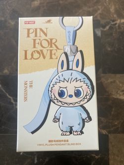 Labubu Pin For Love  The Monsters Pop Mart Vinyl Plush Blind Box Brand New Box  