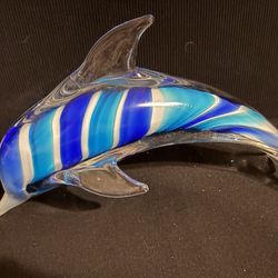 Art Glass Dolphin