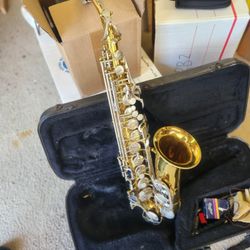 Saxophone In Case