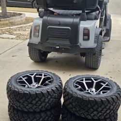 New Golf Cart Tires And Rims
