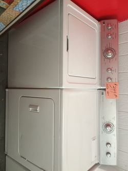 Maytag Washer and Dryer set white super size heavy duty works great .Warranty . Delivery available . 2203 Fowler st. Ft. Myers 33901