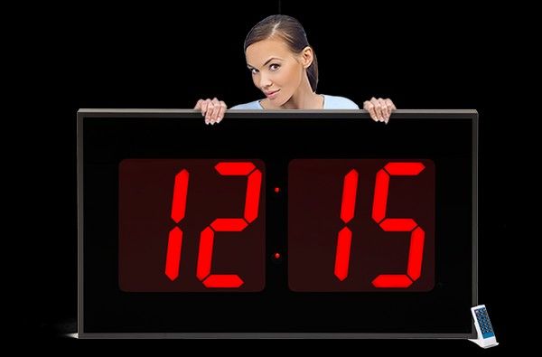 THE BIGGEST 15″ NUMERAL WALL CLOCK