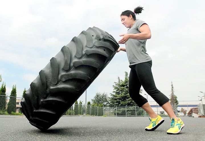 Work out tires