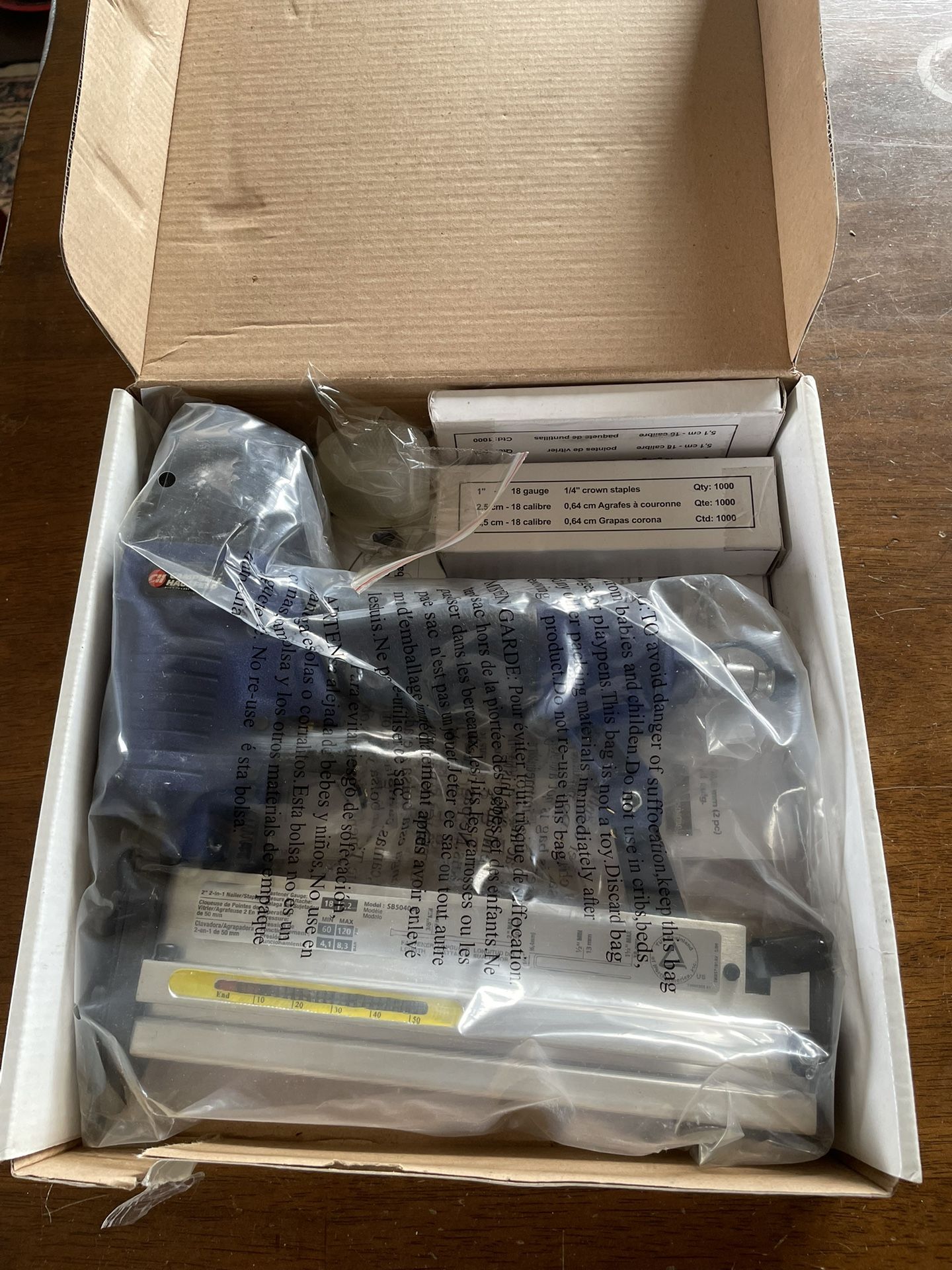 Brad Nailer/Stapler Kit