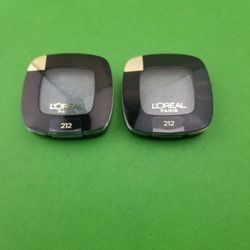 Lot of 2 L'Oreal Paris Colour Riche Monos Eye Shadow #212 Green Promenade 3.5g
