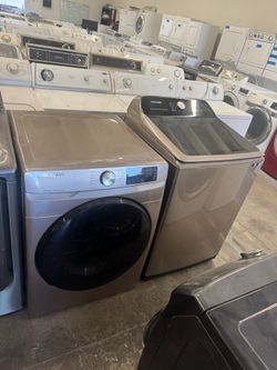 Used Samsung Washer and Gas Dryer Top Load