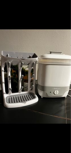 Bottle sterilizer & drying rack.