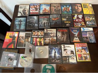 DVDs some unopened, all in great condition