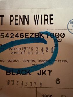 Ethernet cable