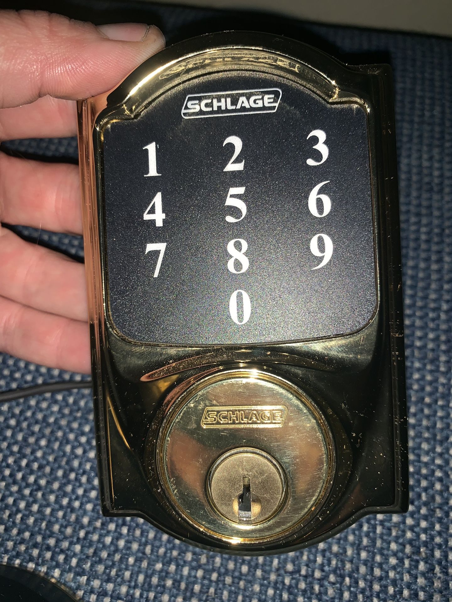 Schlage keyless entry pin pad