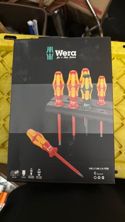 Wera 6 pc screwdriver set