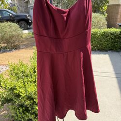 Womens Juniors Lace Mini Fit & Flare Dress