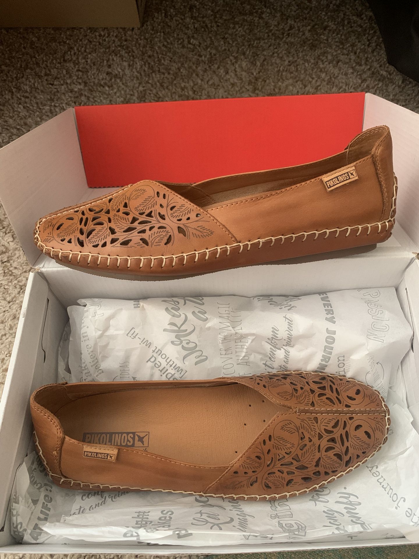 Pikolinos Jerez Leather Flats size 38 (US 7.5)