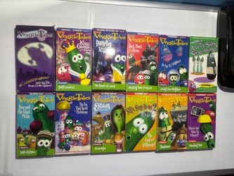 VeggieTales VHS Lot of 12 Tapes 40 for all