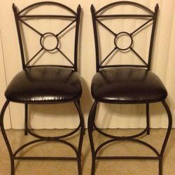 Wrought Iron Stools