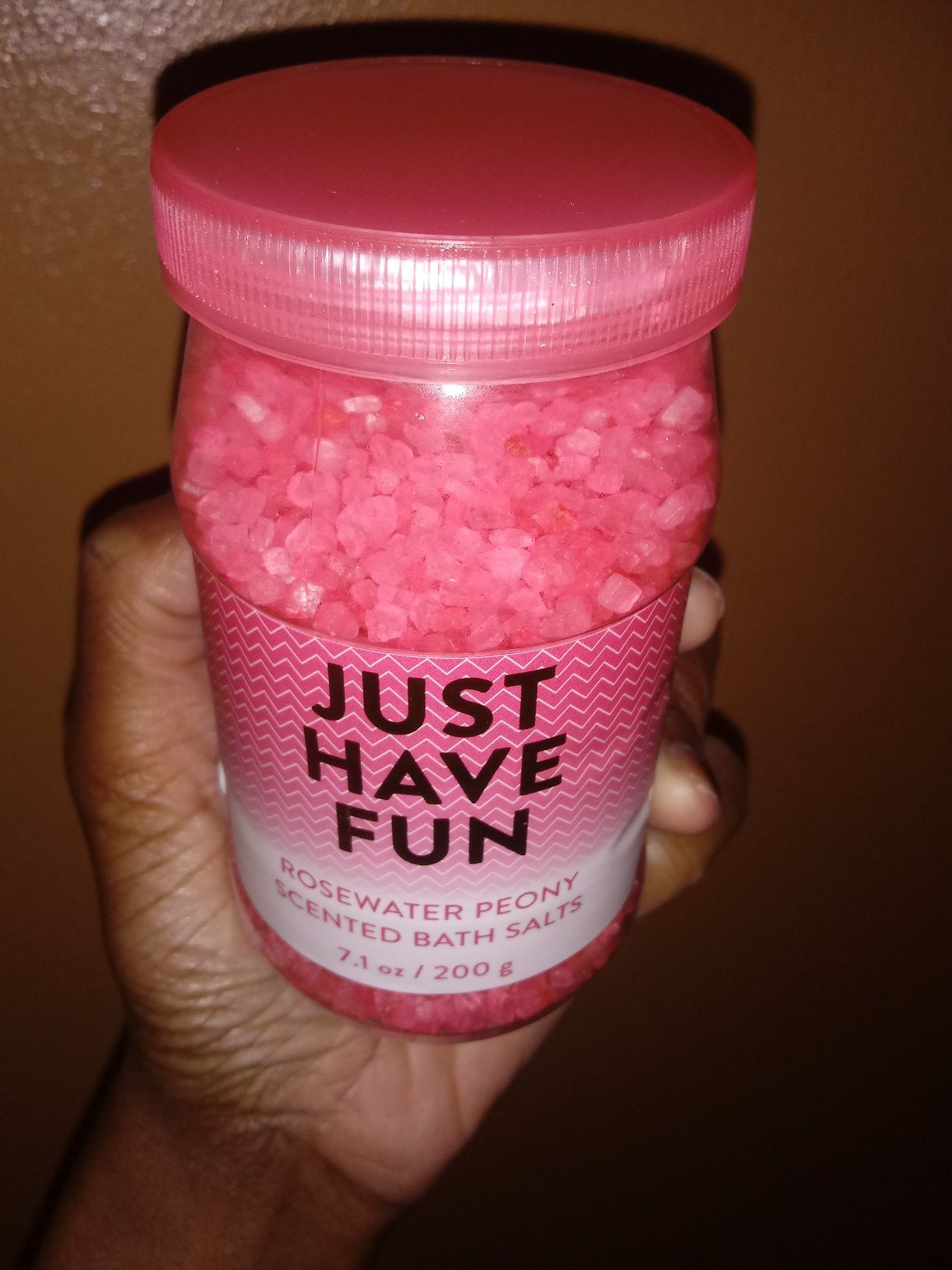 Free, Pink scented bath salts