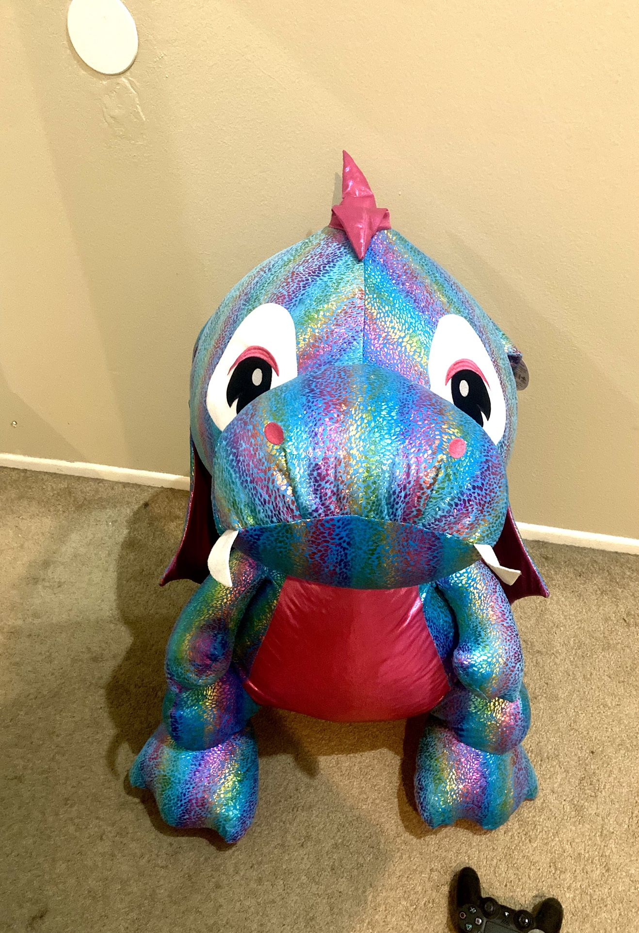 Giant Rainbow Dragon Stuffed Animal Plush